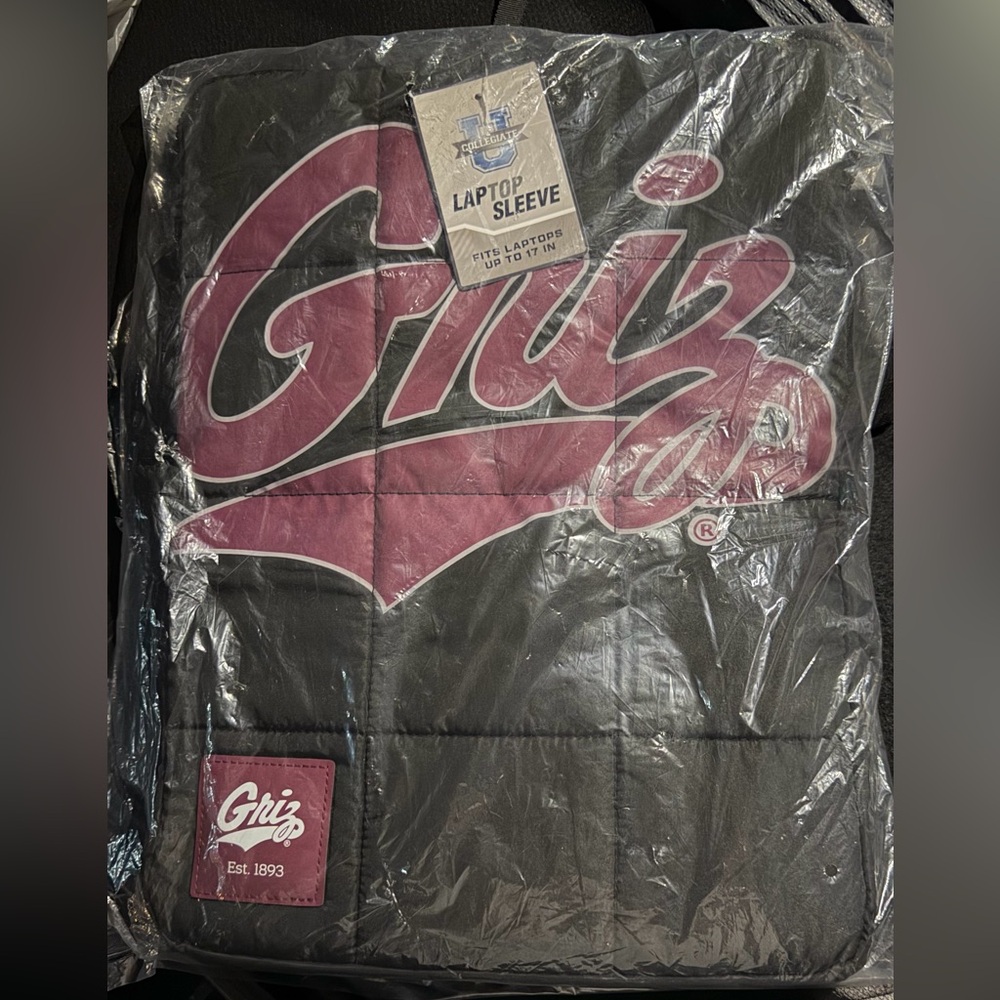 NCAA Montana Grizzlies Laptop Puffer Sleeve - Picture 3 of 4